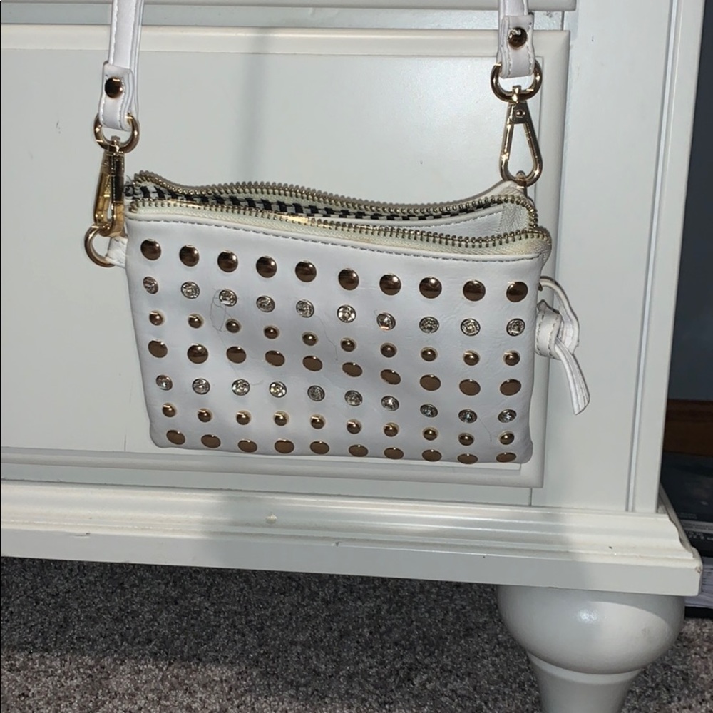 White purse